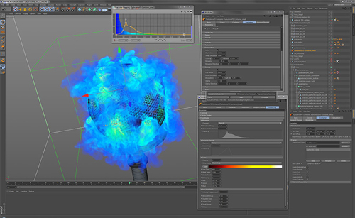 リアルタイムでNVIDIA Tesla GPU によるFluid シミュレーションを行うMaxonのCinema 4D と Jawsetの Turbulence FD