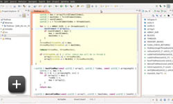Eclipse Editionからのエディター・スクリーンショット Eclipse Editionからのエディター・スクリーンショット